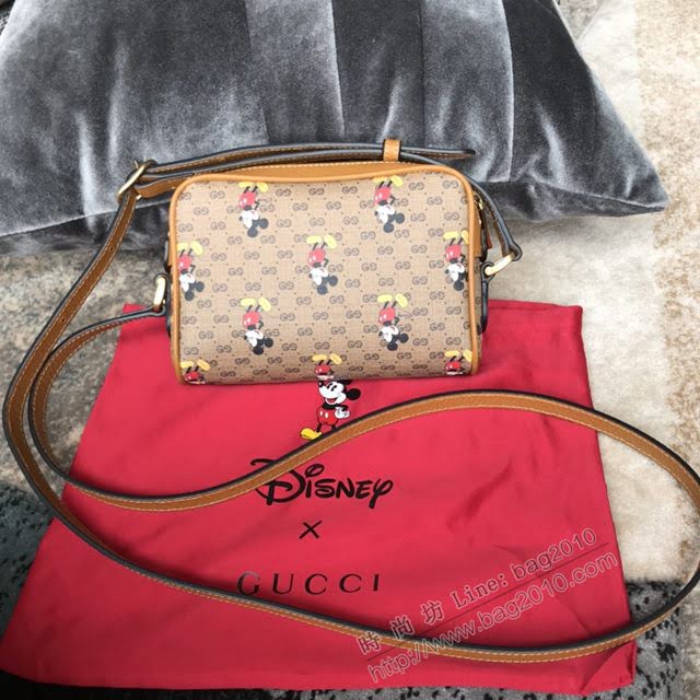 Gucci包 古馳新款女包 原廠皮 古銅五金 Gucci圓形小挎包 603730米奇  gdj1067